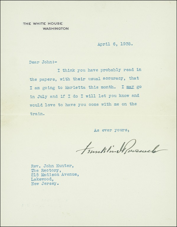 Lot 139 Franklin D. Roosevelt