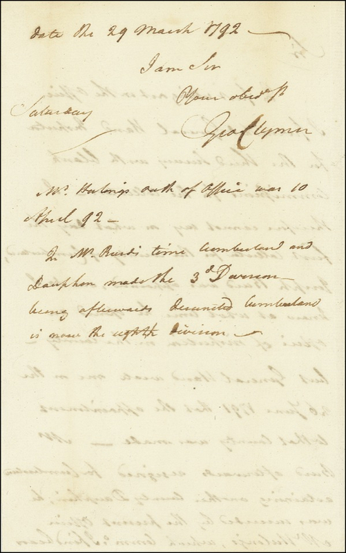 Lot 207 Declaration of Independence: Clymer, George