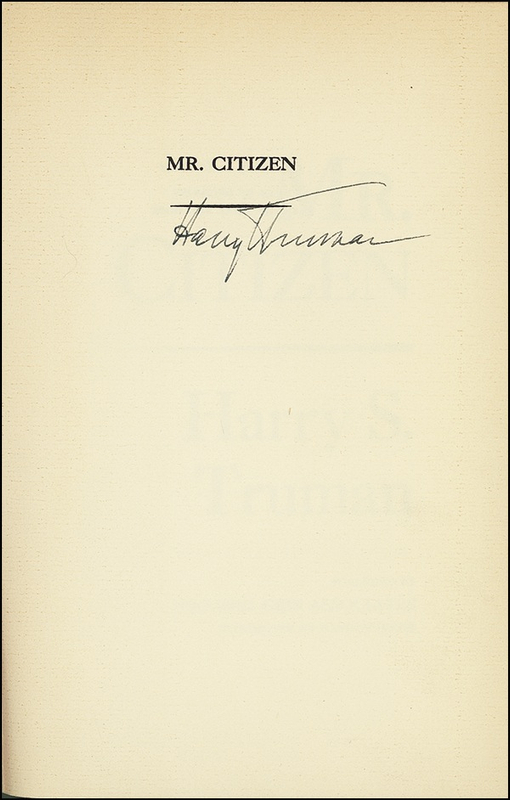 Lot 159 Harry S. Truman