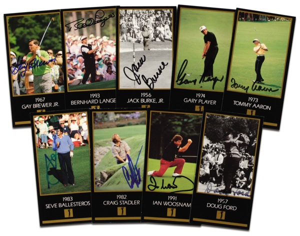 Lot 1330 Golf: Masters Champions