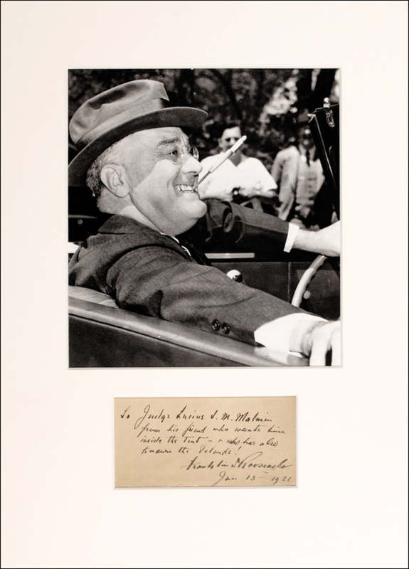Lot 142 Franklin D. Roosevelt