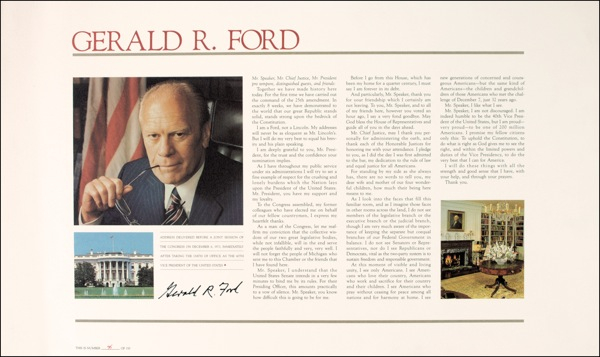 Lot 50 Gerald Ford