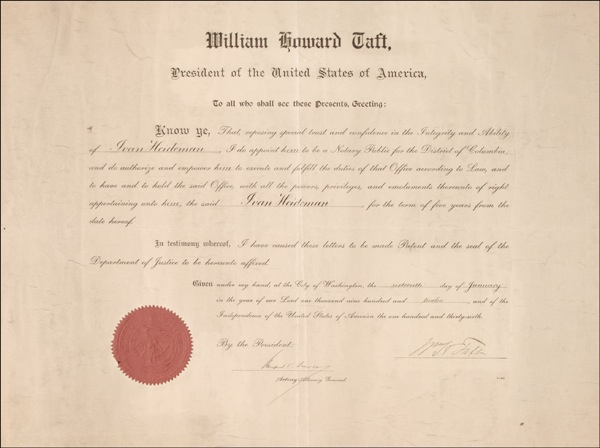 Lot 152 William H. Taft