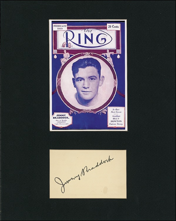 Lot 1267 James J. Braddock