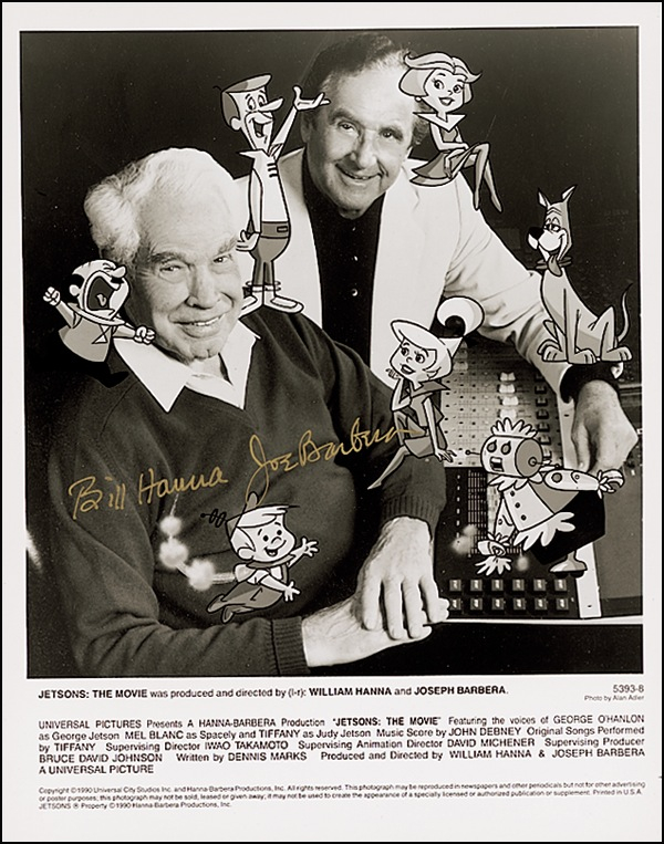 Lot 582 Bill Hanna and Joe Barbera