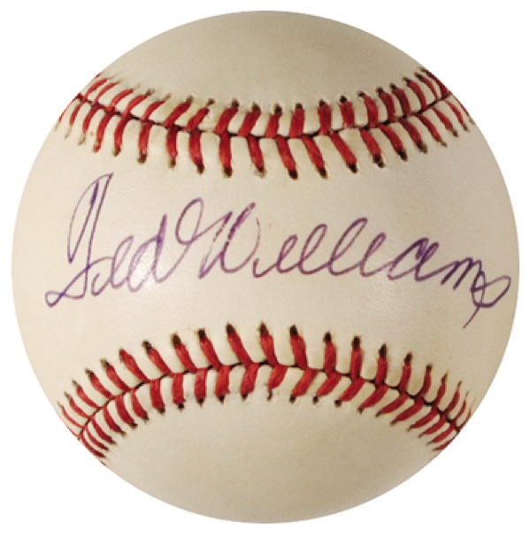 Lot 1521 Ted Williams