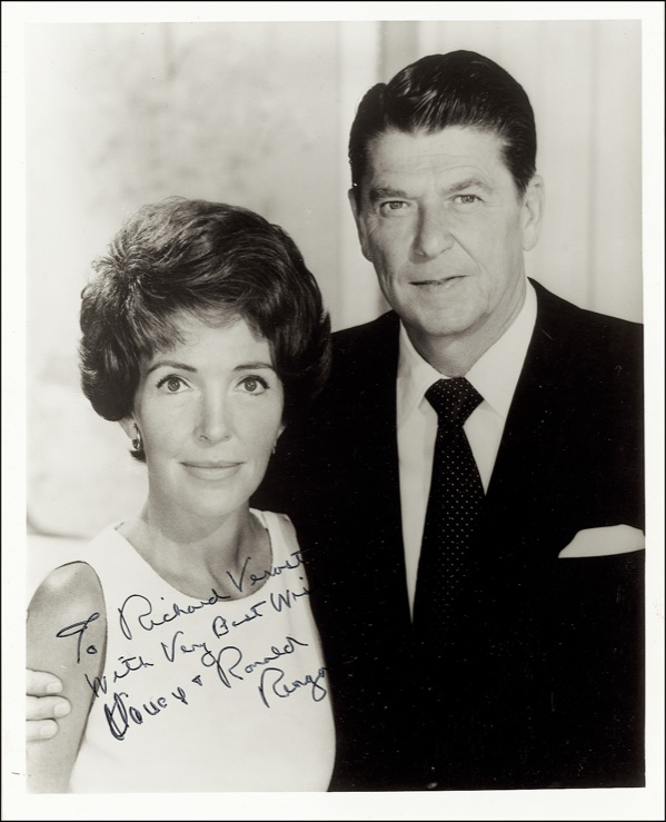 Lot 133 Ronald and Nancy Reagan