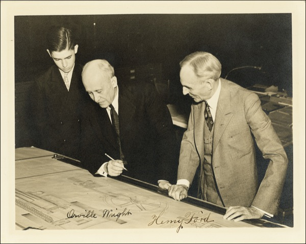 Lot 232 Henry Ford and Orville Wright