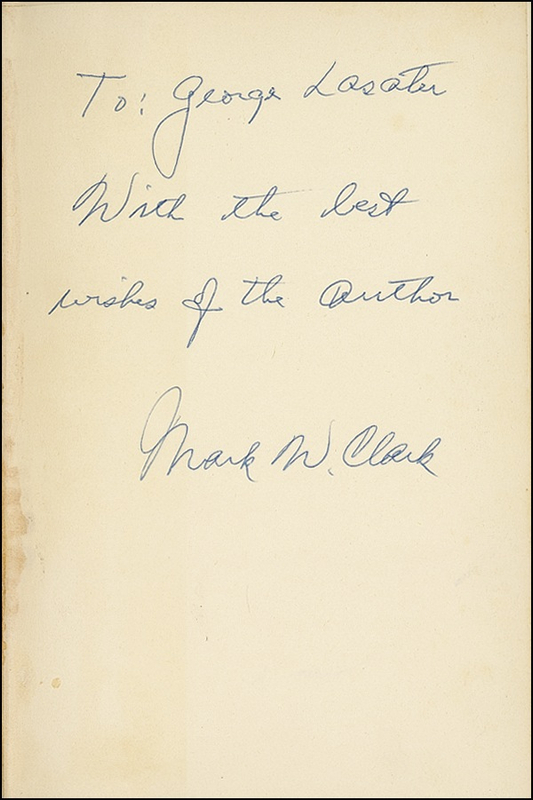 Lot 330 Mark W. Clark