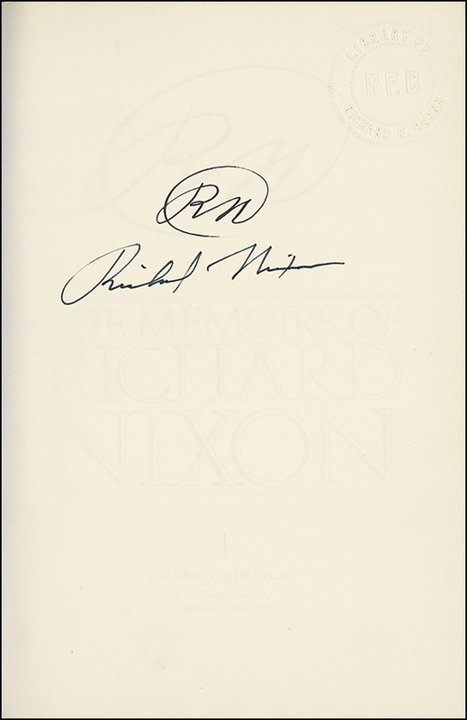 Lot 111 Richard Nixon
