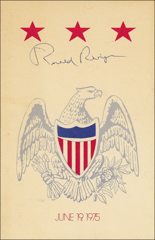 Lot 125 Ronald Reagan