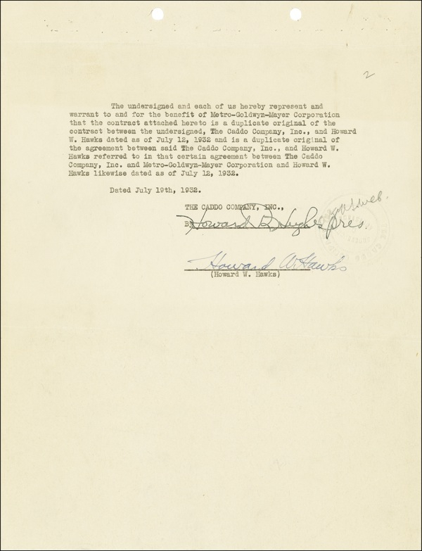 Lot 254 Howard Hughes
