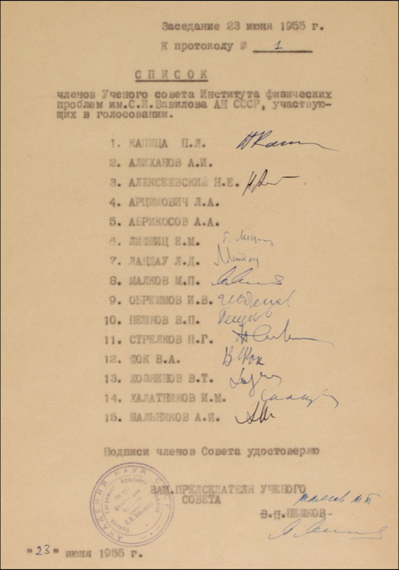 Lot 297 Russian Physicists