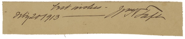 Lot 154 William H. Taft