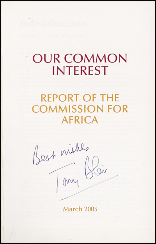 Lot 188 Tony Blair
