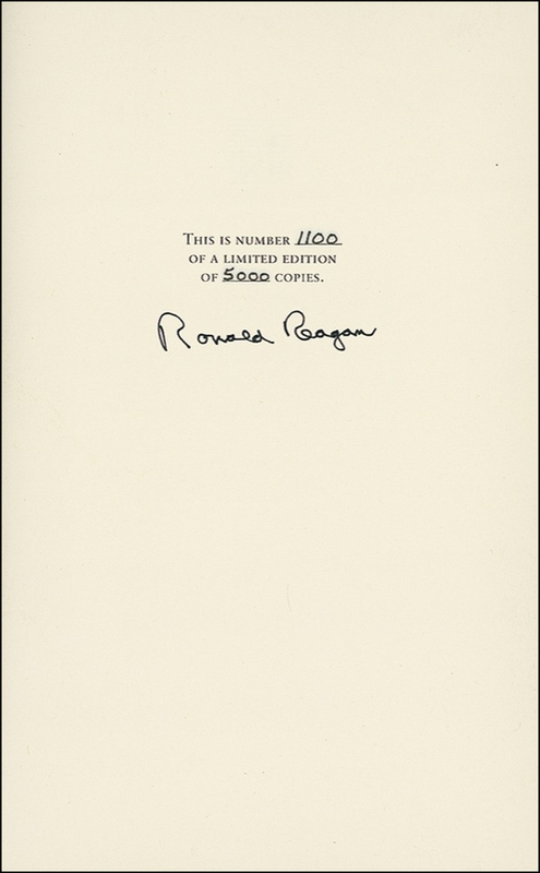 Lot 128 Ronald Reagan