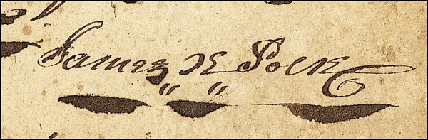 Lot 118 James K. Polk