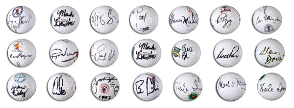 Lot 1326 Golf: Grand Slam Champions