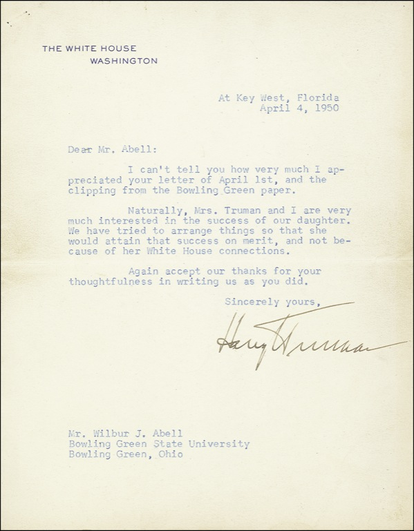 Lot 162 Harry S. Truman