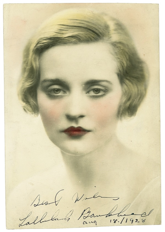 Lot 839 Tallulah Bankhead