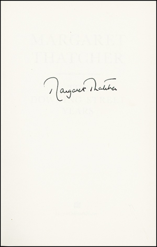 Lot 305 Margaret Thatcher
