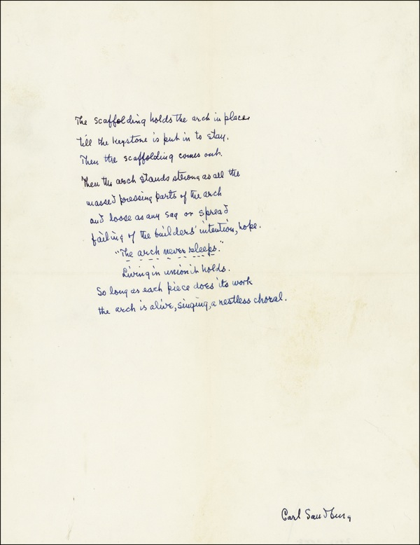 Lot 541 Carl Sandburg