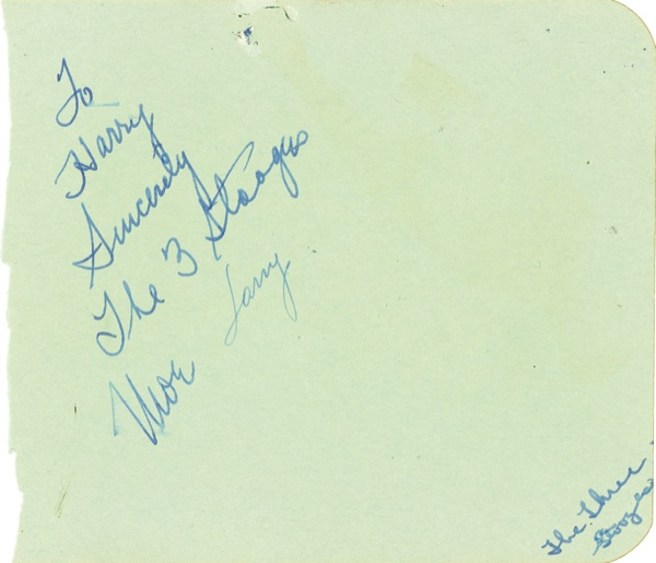 Lot 1161 Three Stooges
