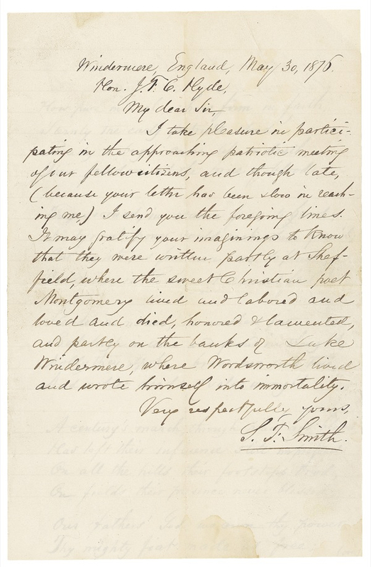 Lot 553 Samuel Francis Smith