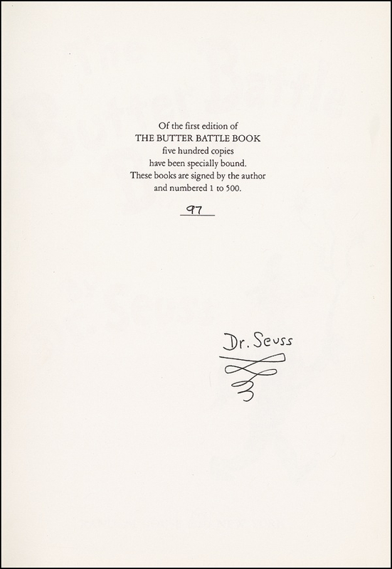 Lot 550 Dr. Seuss