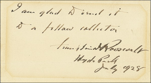 Lot 145 Franklin D. Roosevelt