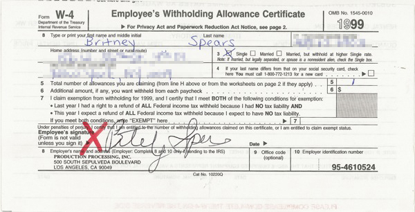 Lot 779 Britney Spears