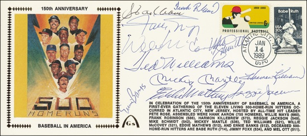 Lot 1236 Baseball: 500 Home Run Club