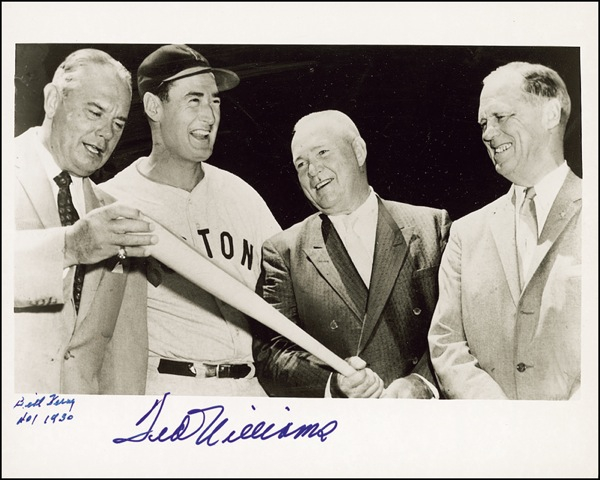 Lot 1518 Ted Williams and Bill Terry