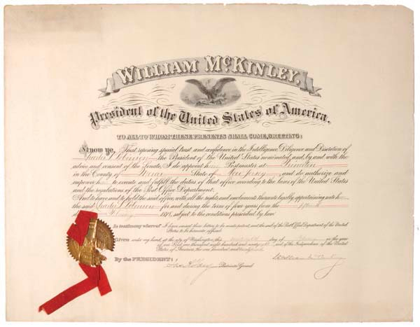 Lot 103 William McKinley
