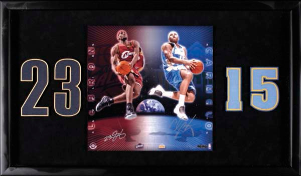 Lot 1367 LeBron James and Carmelo Anthony