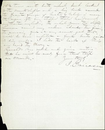 Lot #231 John Ericsson - Image 1