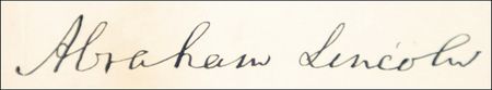 Lot #97 Abraham Lincoln - Image 1