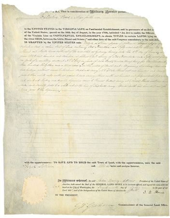 Lot #2 John Quincy Adams