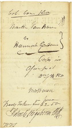 Lot #164 Martin Van Buren - Image 2