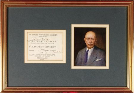 Lot #780 Igor Stravinsky - Image 1