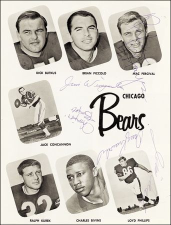 Lot #1458 Brian Piccolo and the Chicago Bears - Image 4