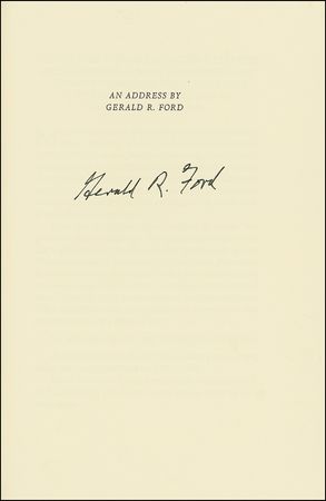 Lot #48 Gerald Ford - Image 1