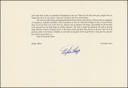 Lot #508  Lord John Signatures - Image 1