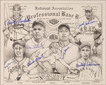 Lot #1245 Baseball: Negro League - Image 1