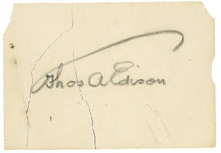 Lot #225 Thomas Edison - Image 1