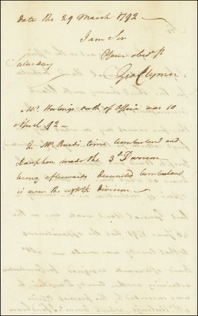 Lot #207 Declaration of Independence: Clymer, George - Image 1