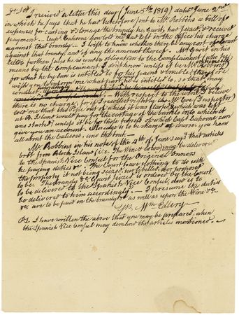 Lot #208 Declaration of Independence: Ellery, William - Image 1