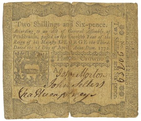 Lot #214 Declaration of Independence: Morton, John - Image 1