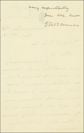 Lot #266 Abraham Lincoln: Barnes, Joseph K. - Image 1
