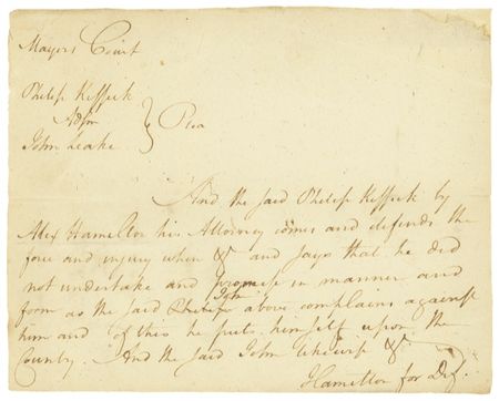 Lot #246 Alexander Hamilton - Image 1